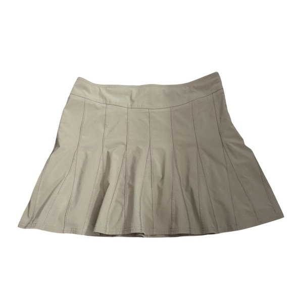 Women's Athleta Tan Pleated Athletic Skort - Picture 1 of 11